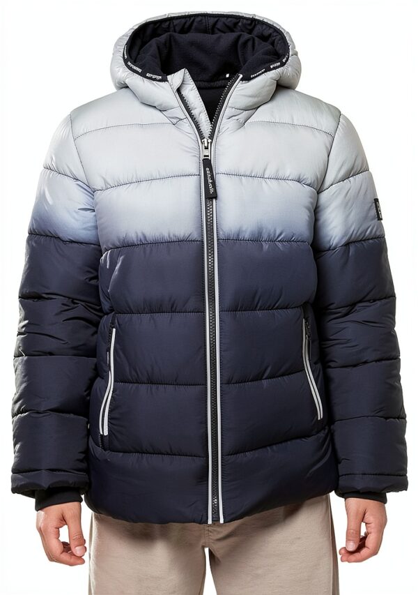Boys Heavyweight Puffer Jacket Water Resistant Fleece Lined-3