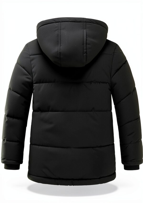 Boys Fleece Lined Puffer Jacket Waterproof Winter Coat-2