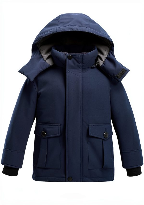 Wantdo Boys Winter Coat Puffer Jacket Waterproof Hooded