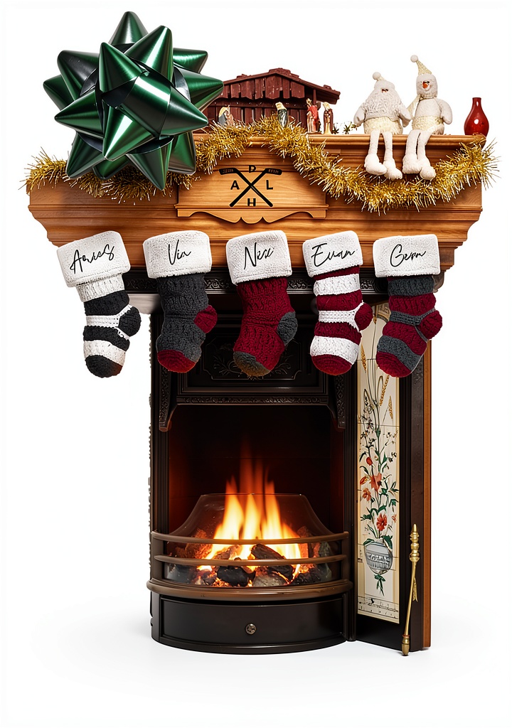 'PAHL Book 3 cover featuring festive and paranormal themes'