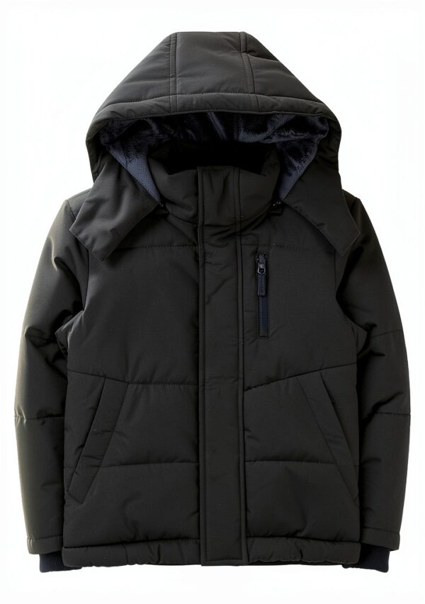 Boys Fleece Puffer Jacket Waterproof Winter Coat Youth-5