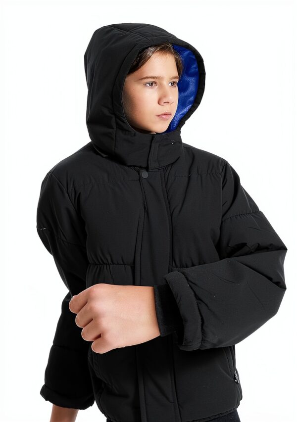 Wantdo Boys Waterproof Puffer Jacket Fleece Lined Winter-5
