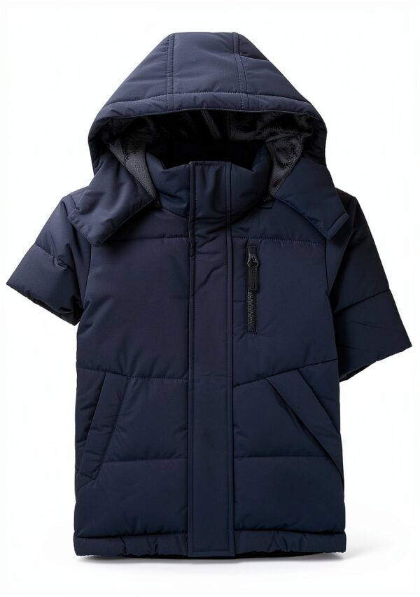 Boys Fleece Puffer Jacket Waterproof Winter Coat Youth-5