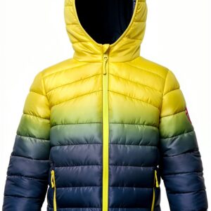 Boys Reversible Puffer Jacket Water Resistant Insulated-0