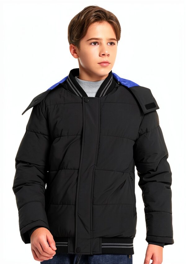 Wantdo Boys Waterproof Puffer Jacket Fleece Lined Winter-6