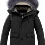 ZSHOW Boys Winter Parka Waterproof Insulated Snow Jacket-0