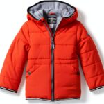 OshKosh Boys Fleece Lined Heavyweight Jacket Stripe Detail-0