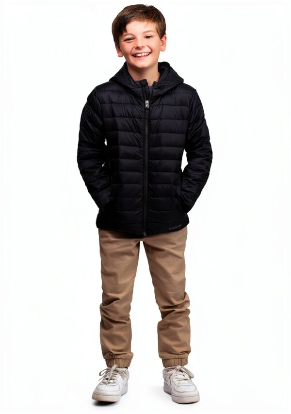 Lands End Kids Down Jacket Water Resistant Puffy Coat-1