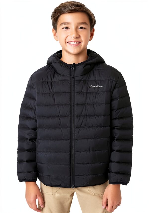 Eddie Bauer Boys Puffer Jacket Weather Resistant Down-0
