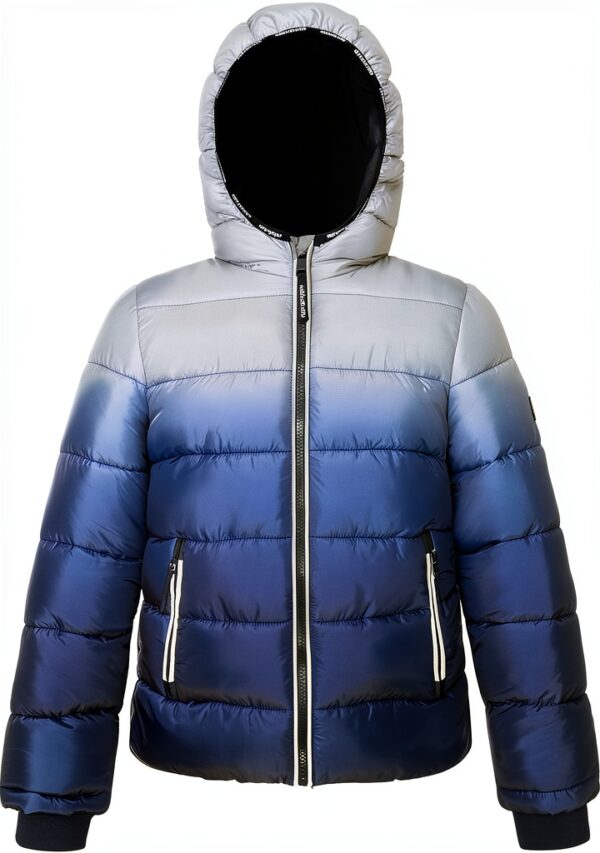 Boys Heavyweight Puffer Jacket Water Resistant Fleece Lined-0