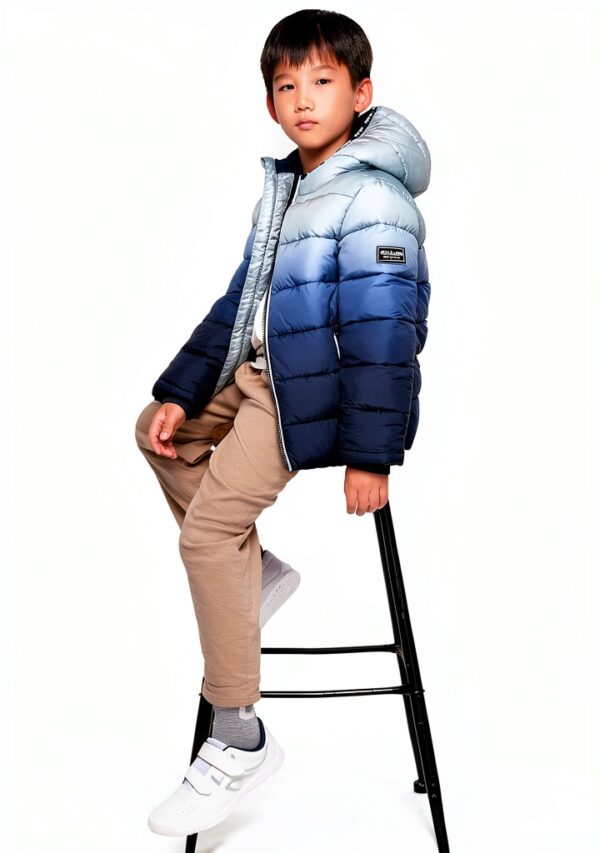 Boys Heavyweight Puffer Jacket Water Resistant Fleece Lined-5