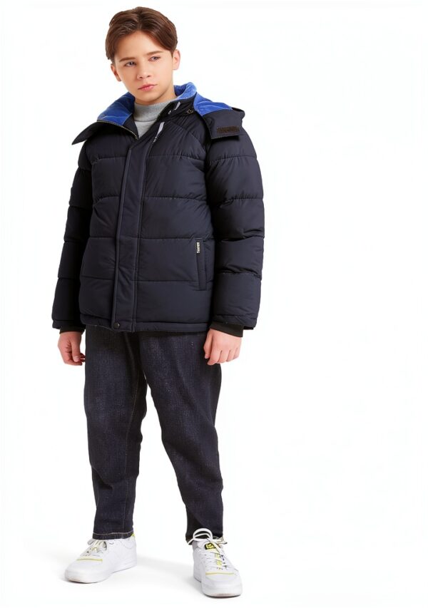 Wantdo Boys Waterproof Puffer Jacket Fleece Lined Winter-3