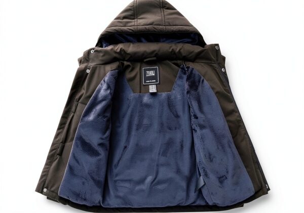 Boys Fleece Lined Puffer Jacket Waterproof Winter Coat-3