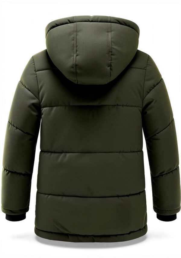 Boys Fleece Puffer Jacket Waterproof Winter Coat Youth-1