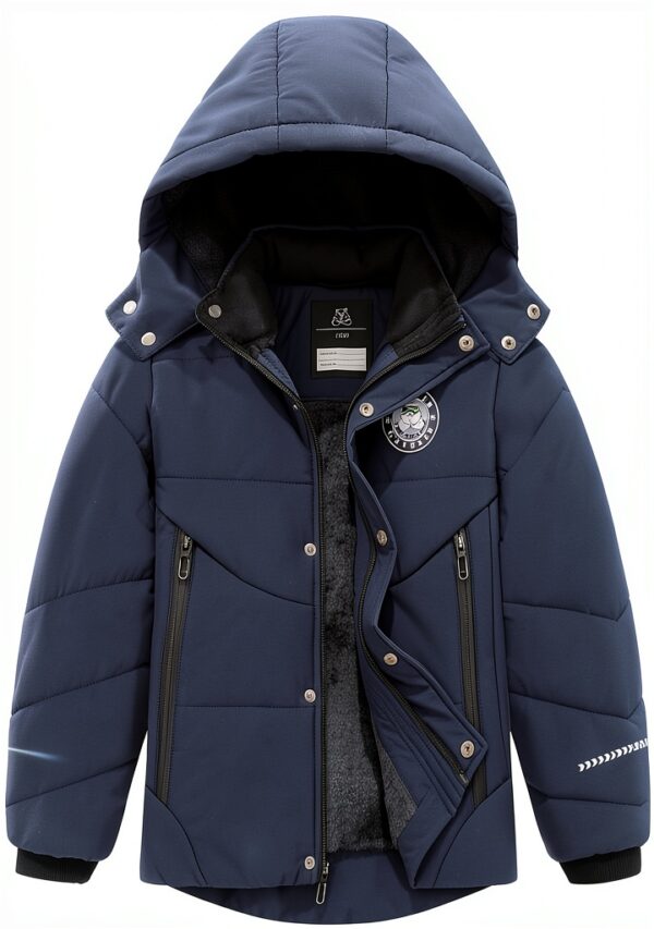 TUNICCE Boys Winter Coat Waterproof Windproof Puffer Jacket-0