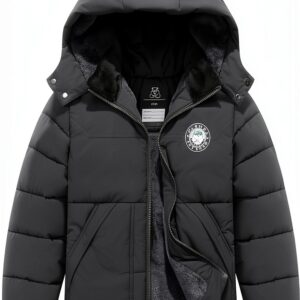 TUNICCE Boys Winter Jacket Waterproof Windproof Cotton Coat-0