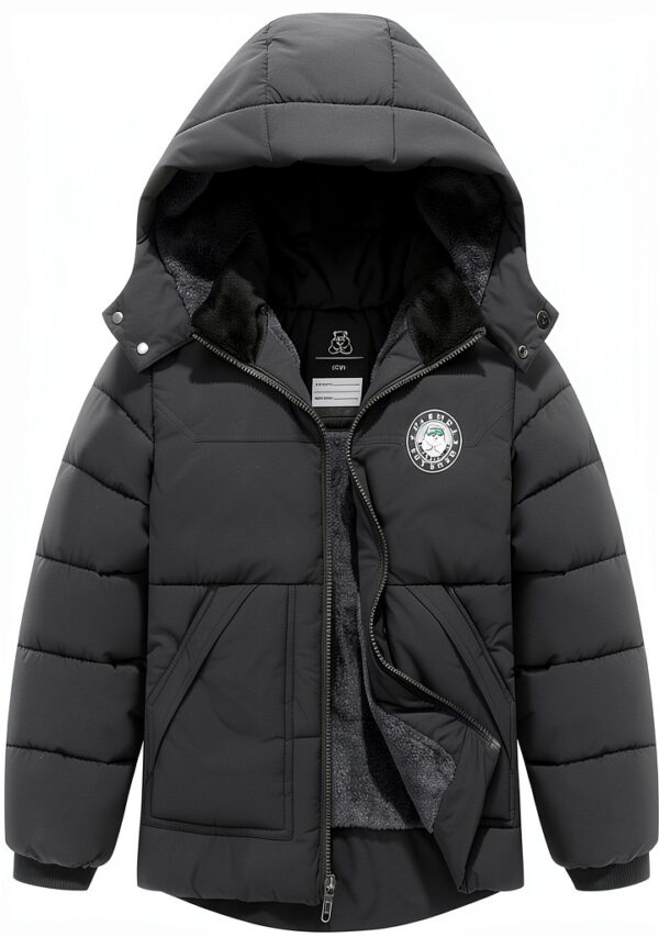 TUNICCE Boys Winter Jacket Waterproof Windproof Cotton Coat-0