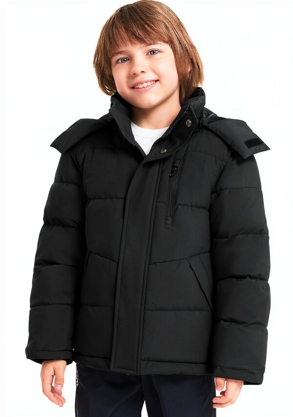 Boys Fleece Puffer Jacket Waterproof Winter Coat Youth-6