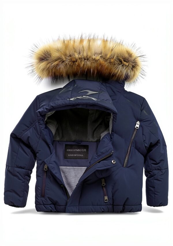 Kids Winter Jacket Boys Waterproof Windproof Coats 4-18-6