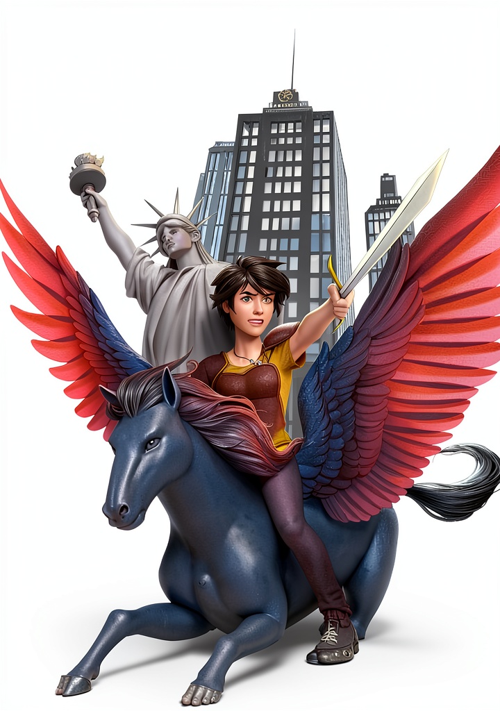 'Spanish Kindle book cover showing Greek myths for children'