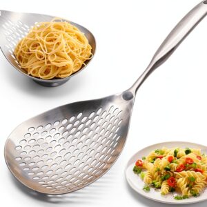 KAYCROWN Stainless Steel Skimmer Slotted Spoon-0