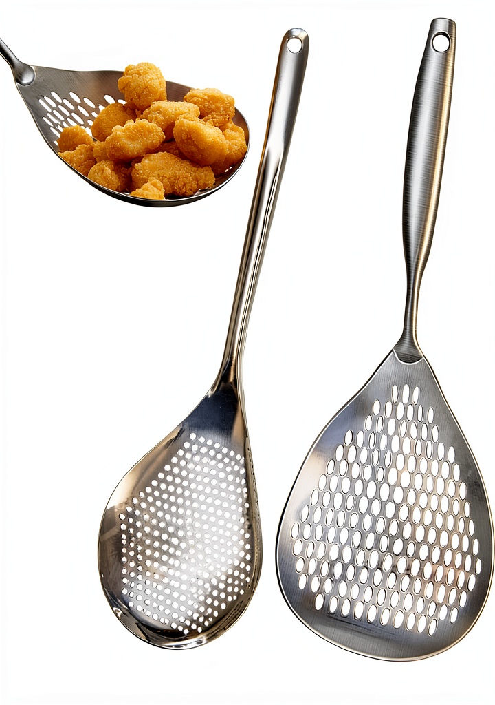 KAYCROWN stainless steel skimmer slotted spoon set