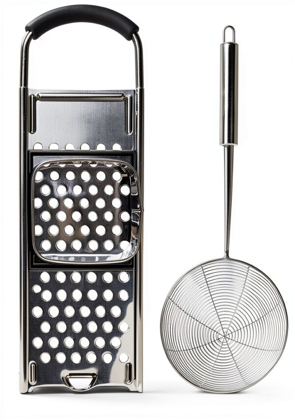Spaetzle Maker Bestdon Silver Rubber Skimmer-5