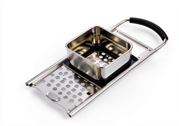 Spaetzle Maker Bestdon Silver Rubber Skimmer-2
