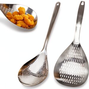 Stainless Steel Skimmer Spoon KAYCROWN Durable-0