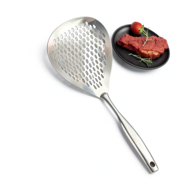 KAYCROWN Stainless Steel Skimmer Slotted Spoon-5