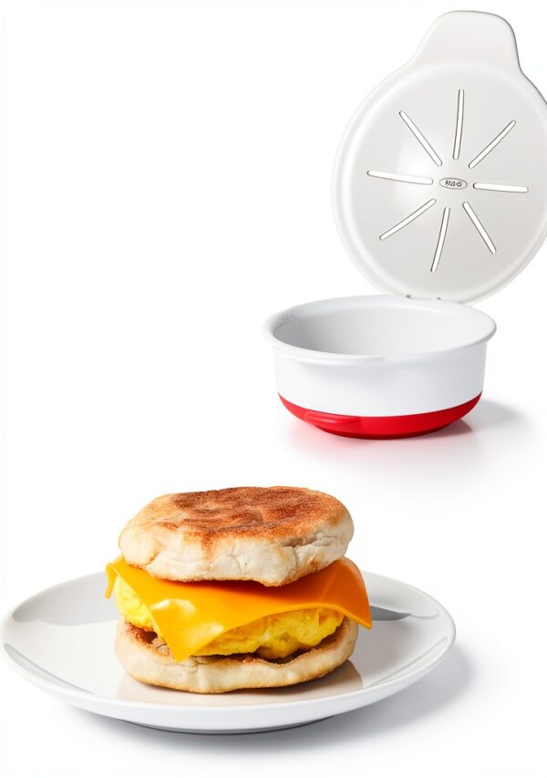 Microwave Egg Cooker OXO Good Grips White 0.2 oz Portable-3