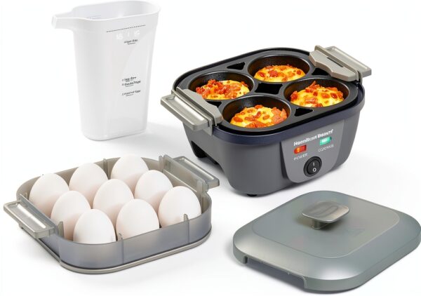 Hamilton Beach Electric Egg Cooker 6in1 Nonstick Skillet 25510-0