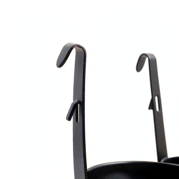 Portable Stainless Steel Egg Boiler Black 10.3×7.3cm Non‑Stick Design-4