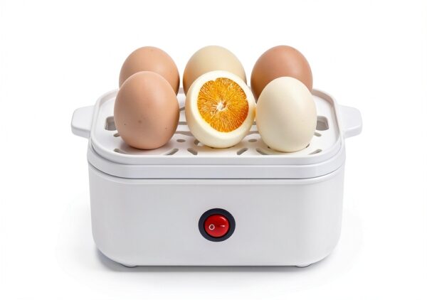 Egg Cooker 18 Egg Capacity White Electric by yeatem ZDQ-1-5