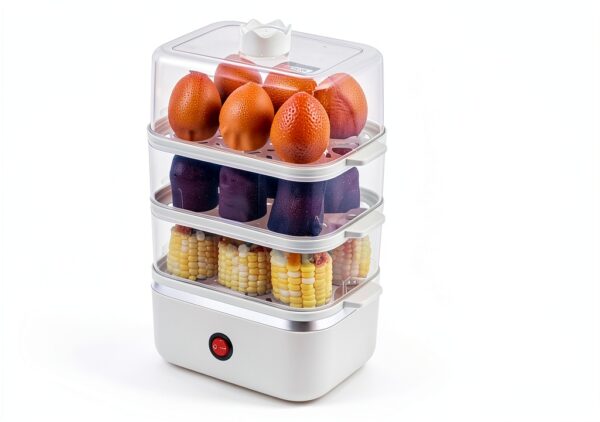 Egg Cooker 18 Egg Capacity White Electric by yeatem ZDQ-1-4