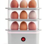 Egg Cooker 18 Egg Capacity White Electric by yeatem ZDQ-1-0