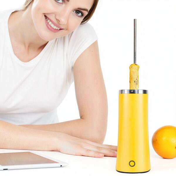 Electric Egg Sausage Roll Maker by Garneck Yellow Vertical Cooker-1