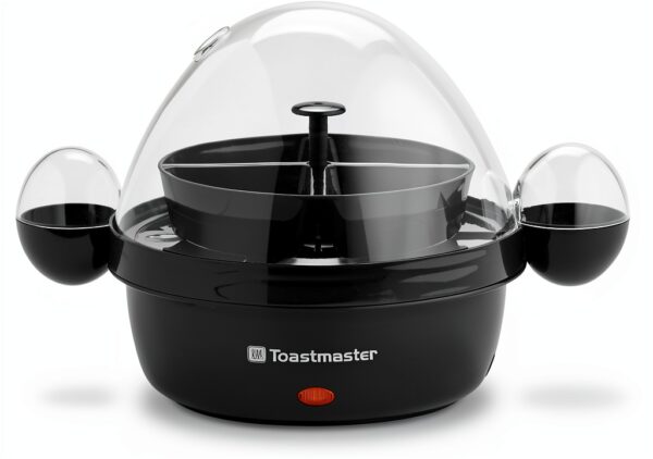 Toastmaster Rapid Electric Egg Cooker 7 Egg Black Plastic TM-1ECBL-0