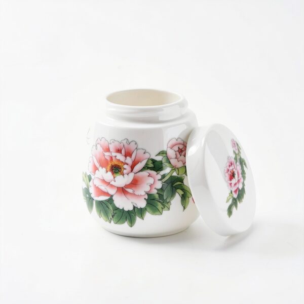 Egg Coddler Set with Lid - Ceramic Egg Cooker, 220ml Porcelain Egg Coddler with Lid, Soft Boiled Egg Maker for Breakfast, Steamed Egg Dish, Single or Double Egg Cooking, Chawanmushi Cups-8