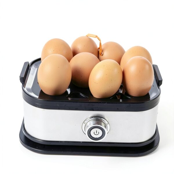 Smart Egg Cooker 6 Egg Capacity Auto Shut-Off Stainless Steel-6
