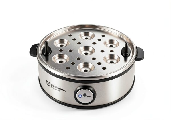 Electric Egg Cooker Annie and Mia Design 7 Egg Stainless Steel Silver-4