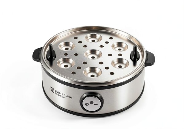 Electric Egg Cooker Annie and Mia Design 7 Egg Stainless Steel Silver-5