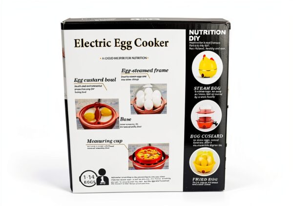 Electric Egg Cooker Generic Pink & White 0.8lb Model 8888817071-1