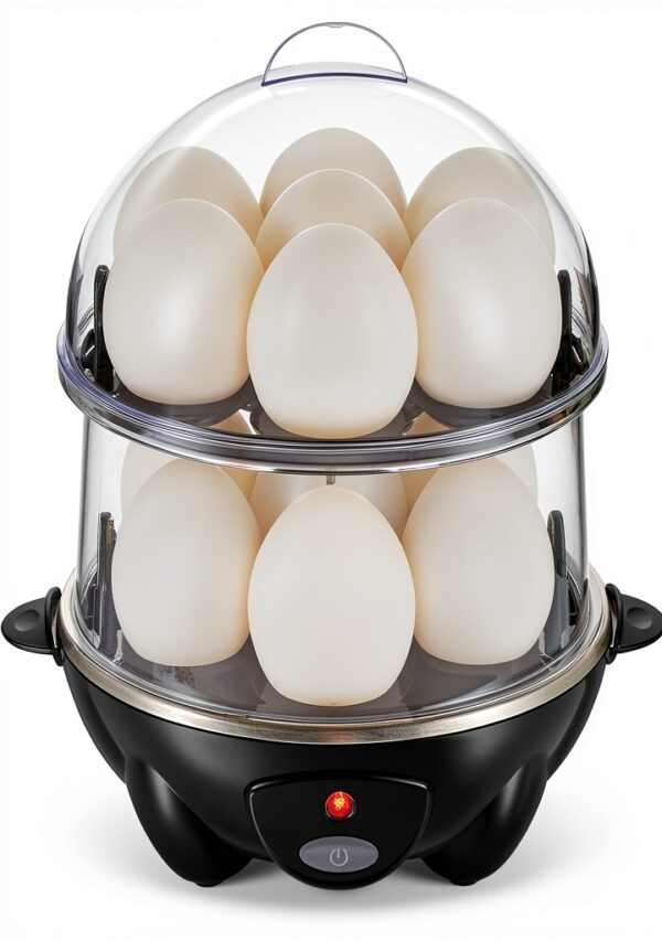 Electric Egg Cooker Hamilton Beach 3 in 1, Black Model 25508-0