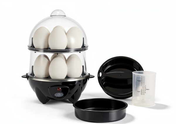 Electric Egg Cooker Hamilton Beach 3 in 1, Black Model 25508-5