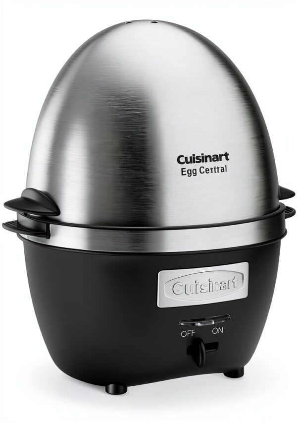 Cuisinart Egg Cooker CEC-10 Brushed Stainless Steel 2-Quart Appliance-0